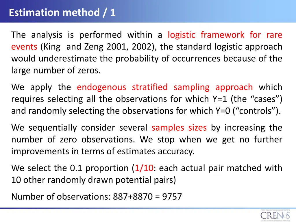estimation method 1