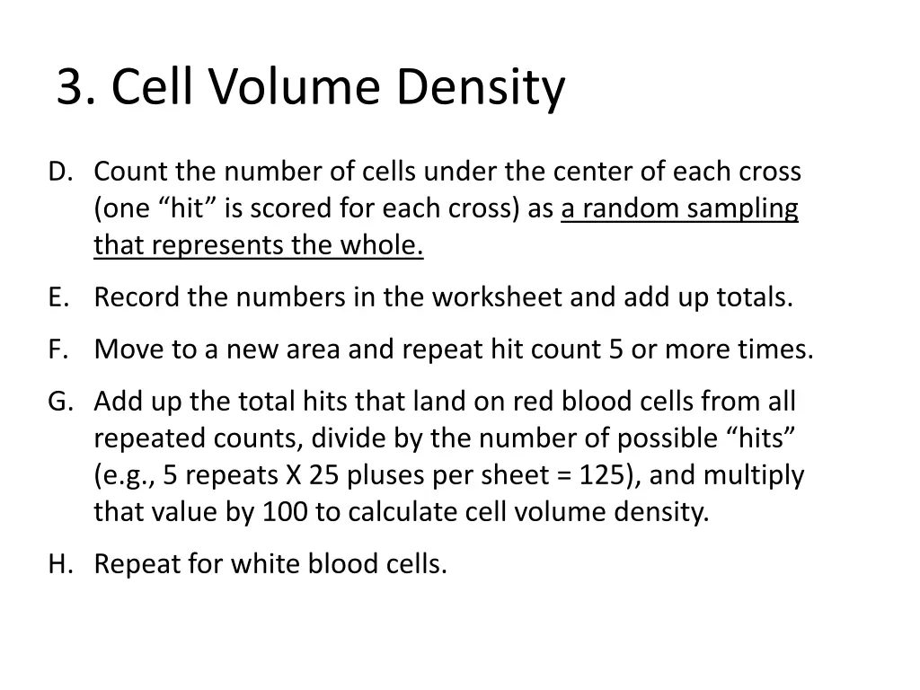 3 cell volume density 1