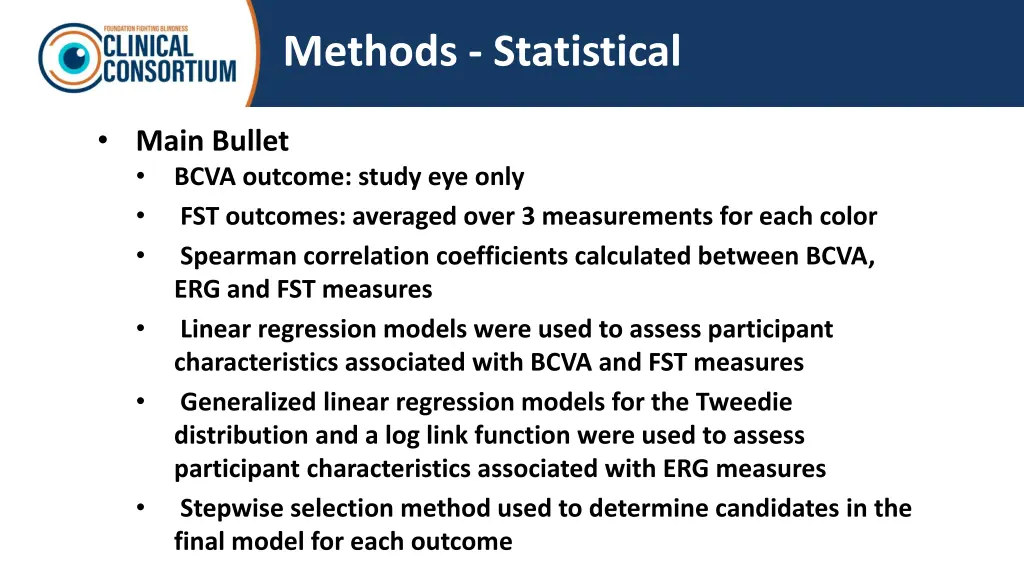 methods statistical