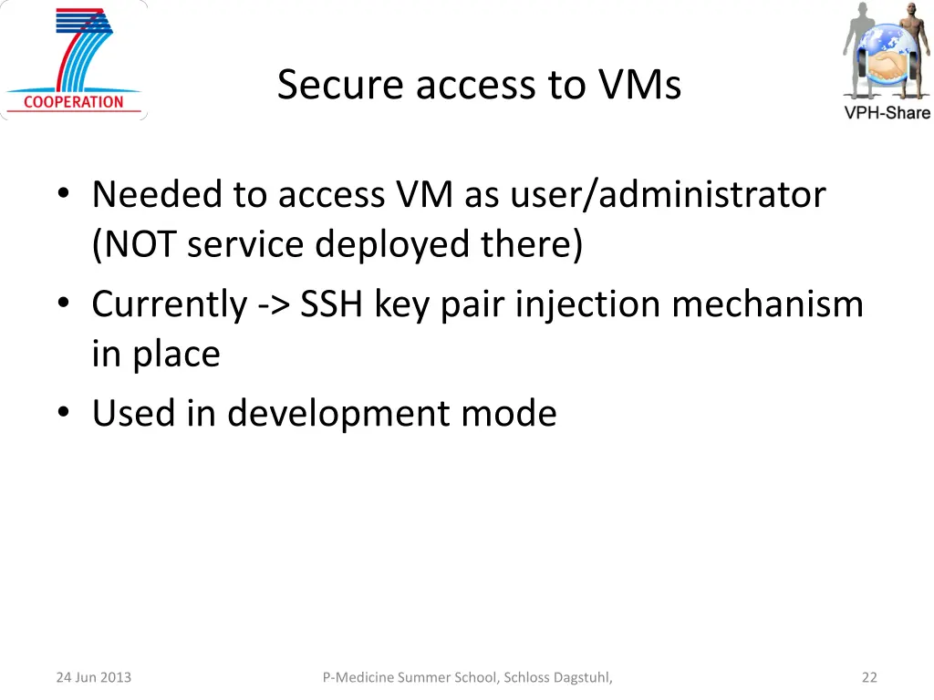 secure access to vms