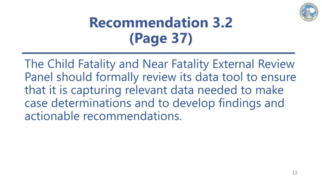 recommendation 3 2 page 37