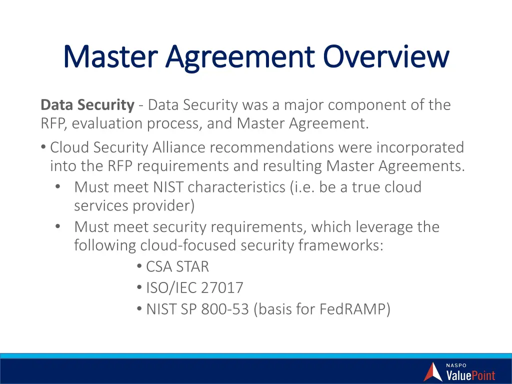 master agreement overview master agreement 2