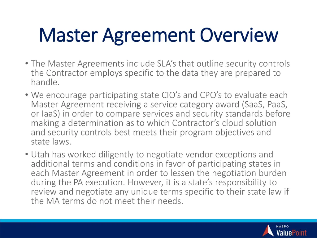 master agreement overview master agreement 3