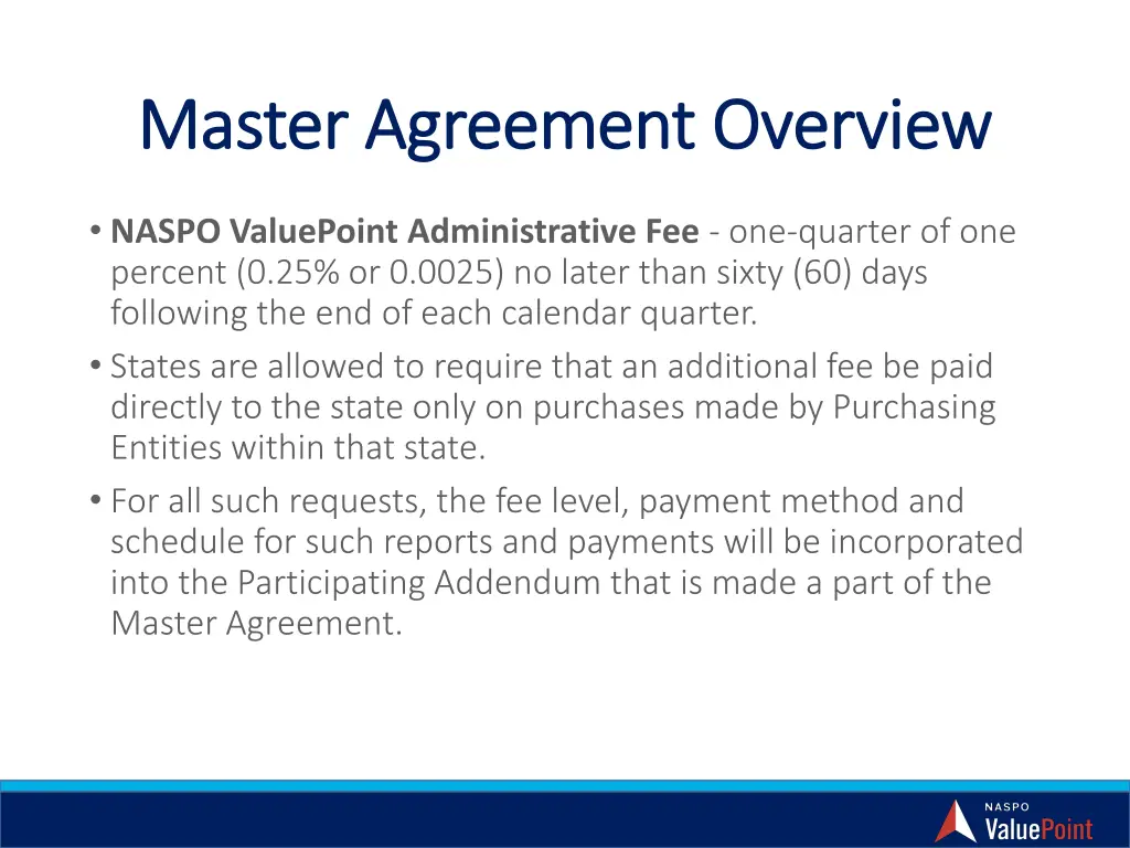 master agreement overview master agreement 4