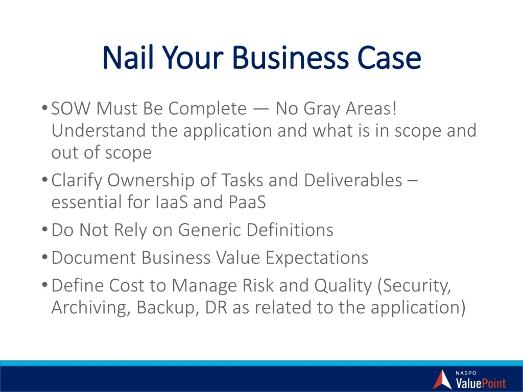 nail your business case nail your business case
