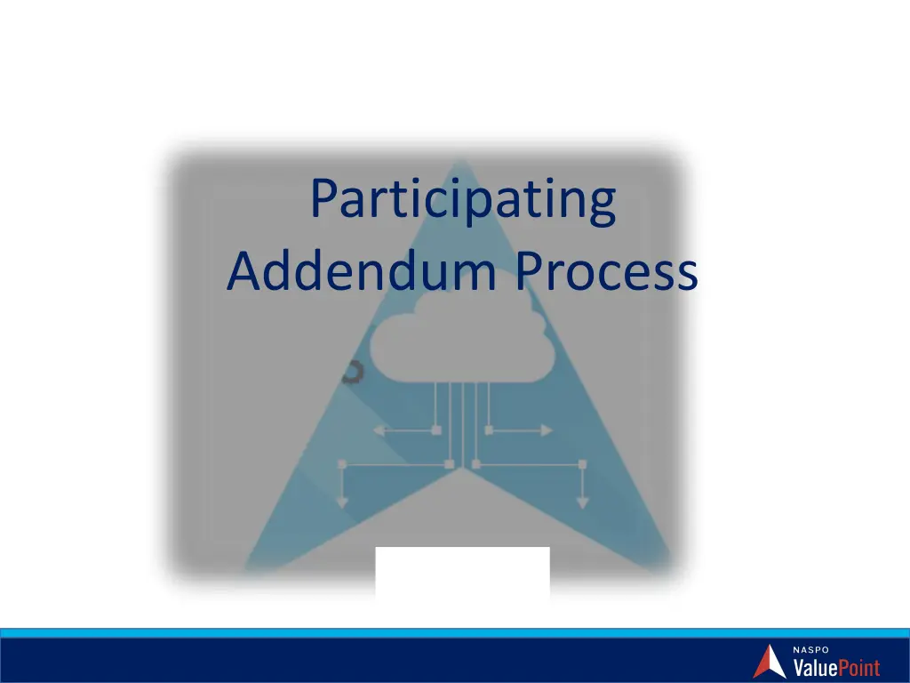 participating addendum process