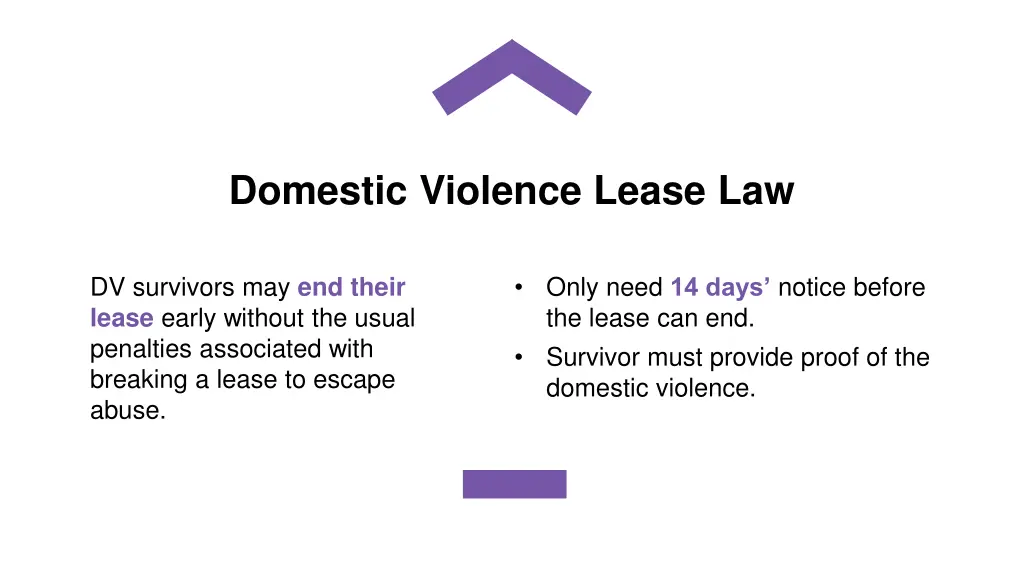 domestic violence lease law