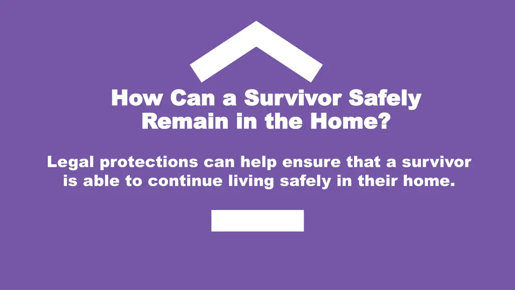 how can a survivor safely how can a survivor