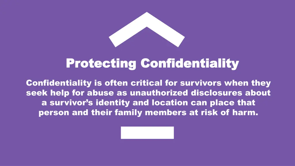 protecting confidentiality protecting