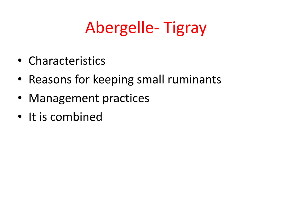 abergelle tigray
