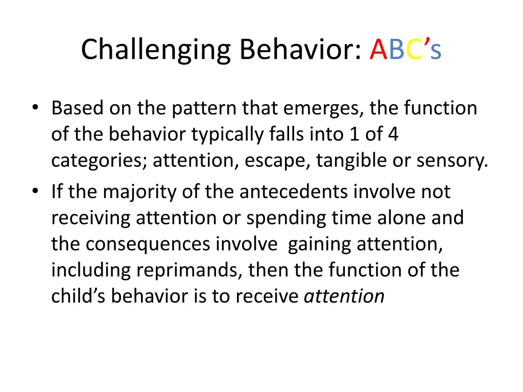 challenging behavior abc s 5