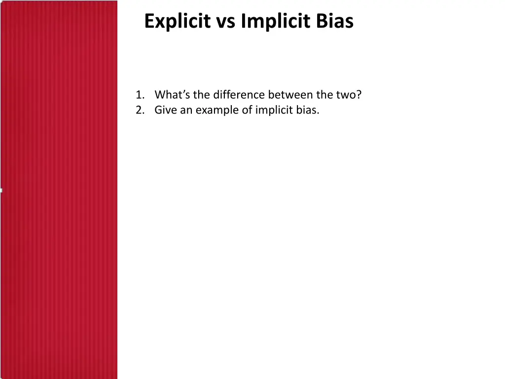explicit vs implicit bias