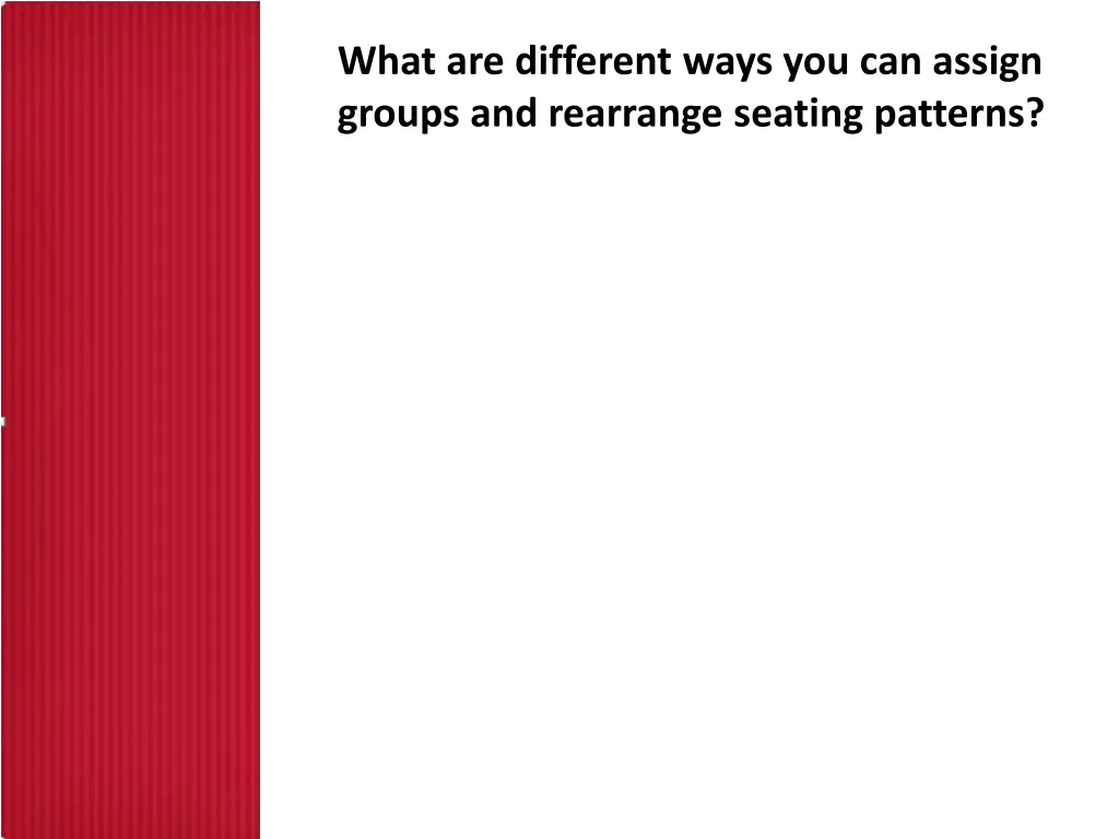 what are different ways you can assign groups