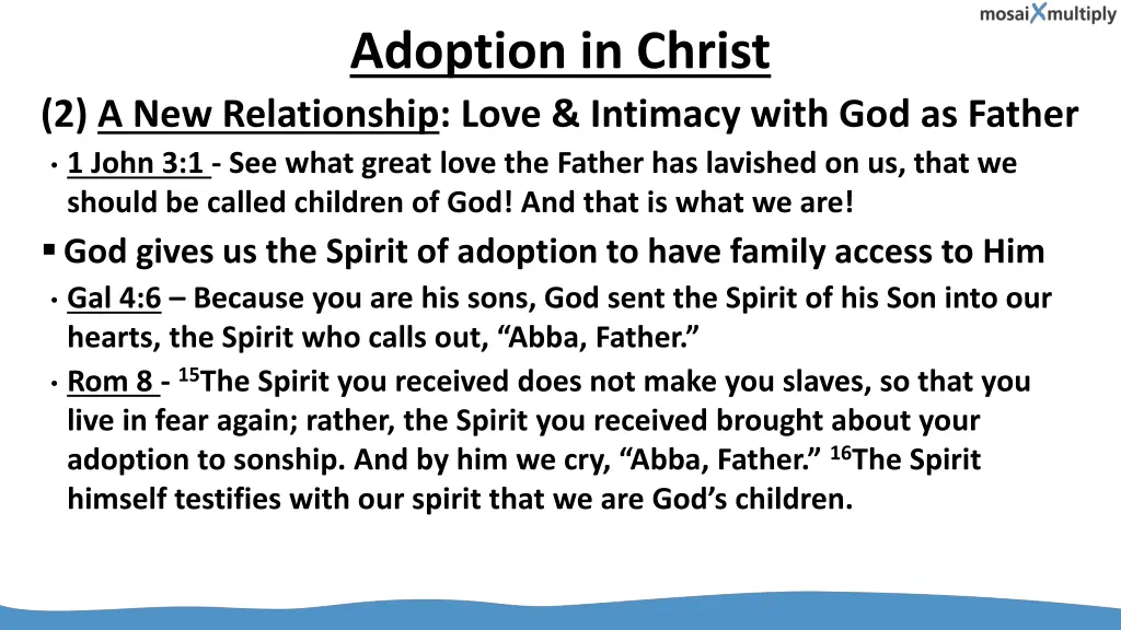 adoption in christ 1