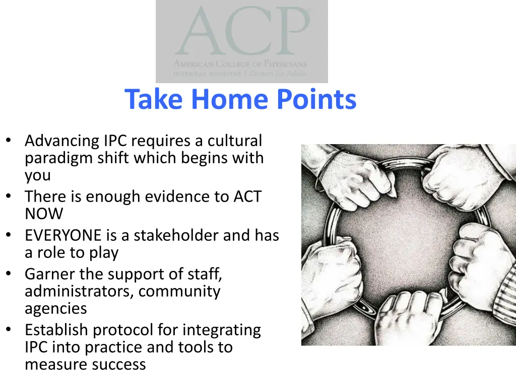 take home points