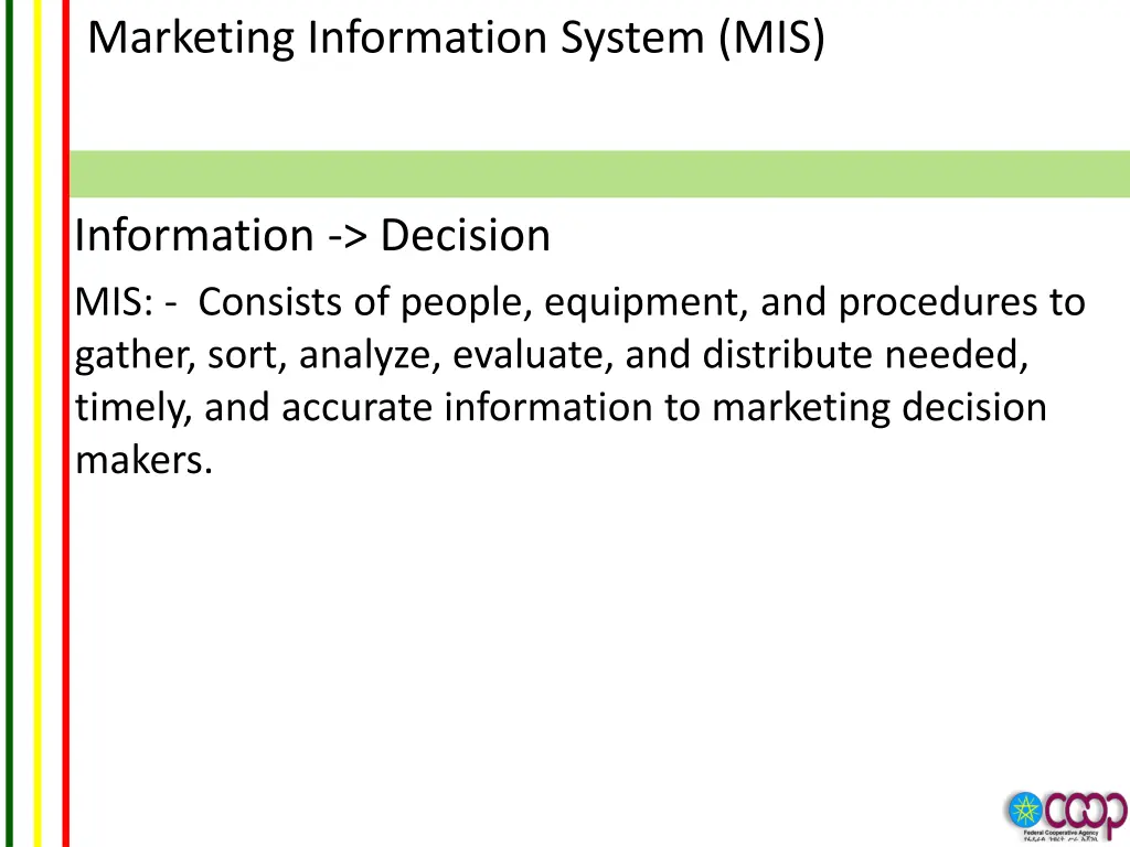 marketing information system mis