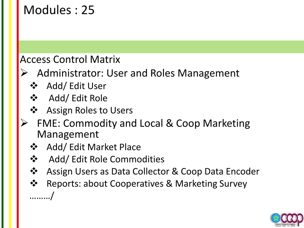 modules 25