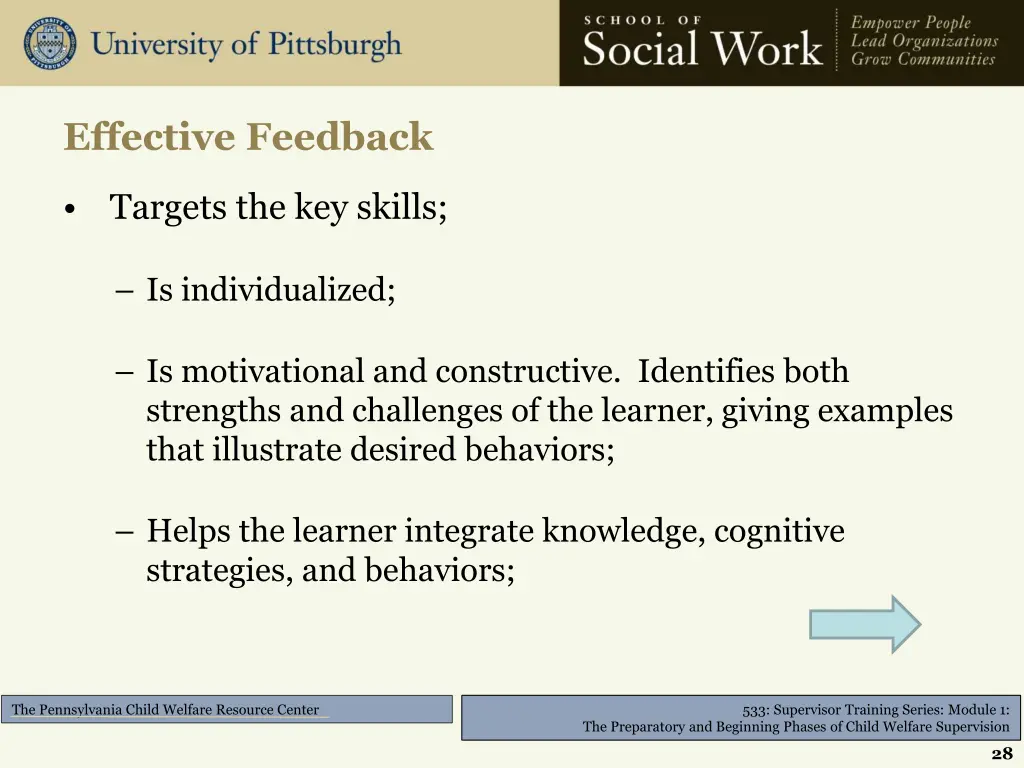 effective feedback
