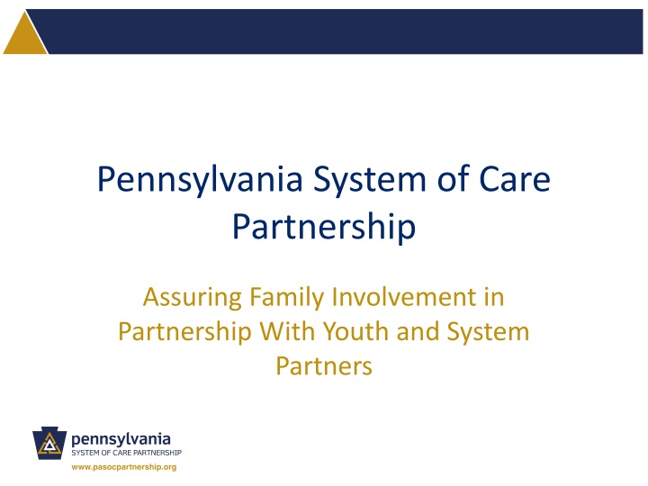 pennsylvania system of care partnership