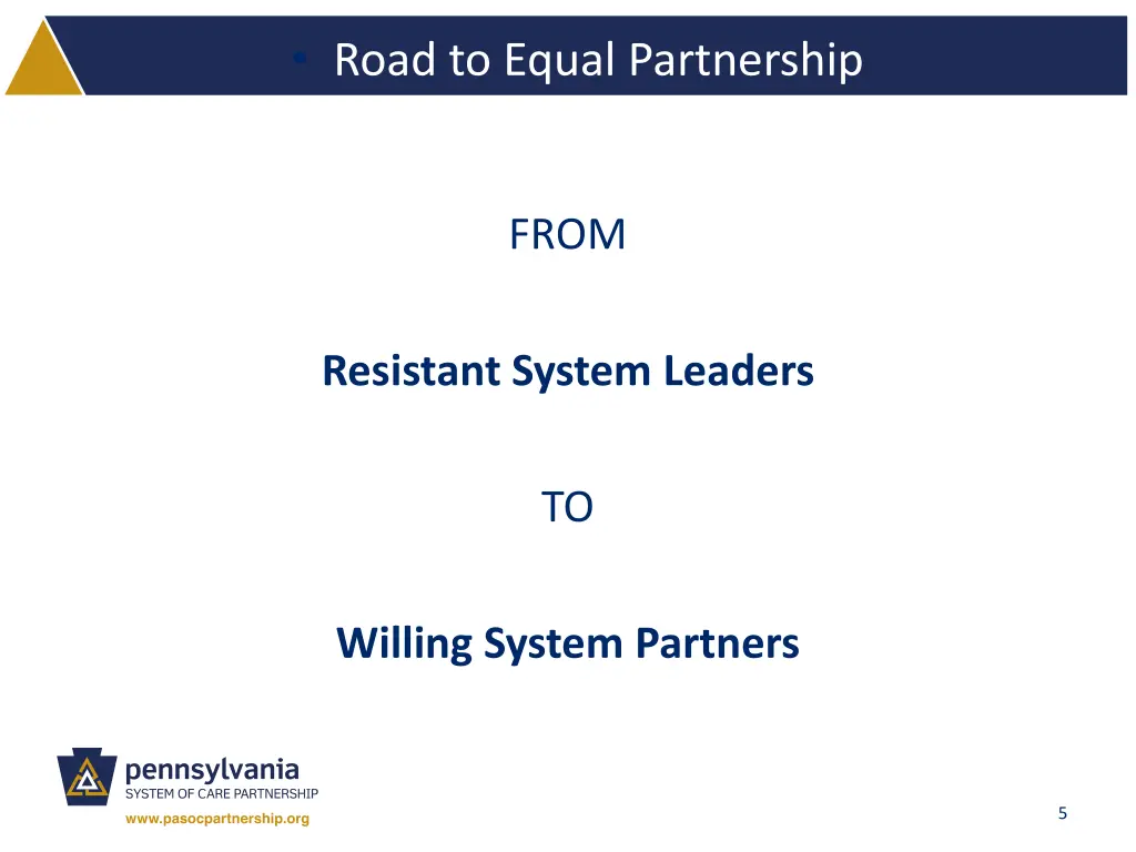 road to equal partnership 1