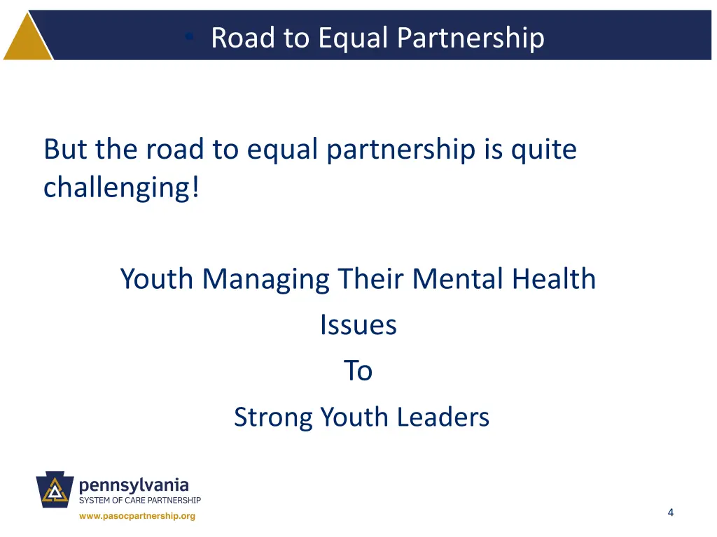 road to equal partnership