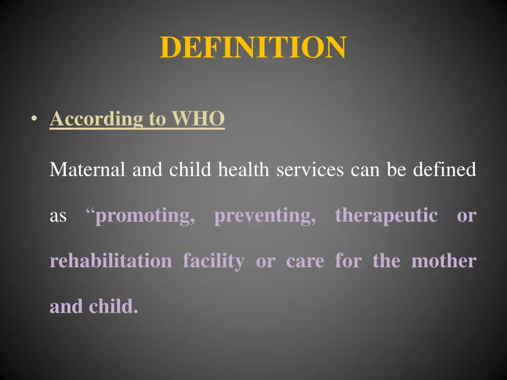 definition