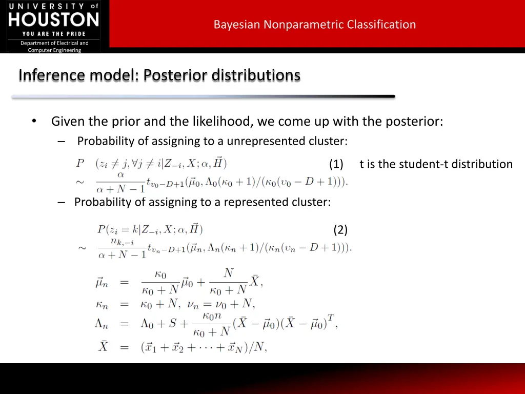 bayesian nonparametric classification 16