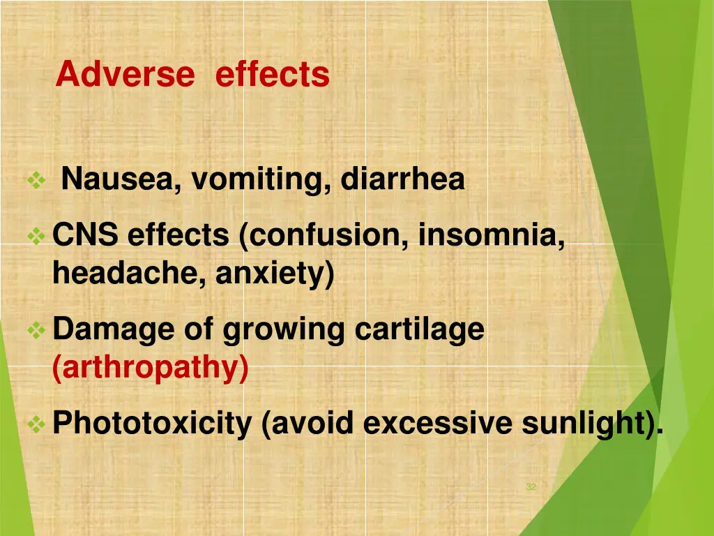 adverse effects 1