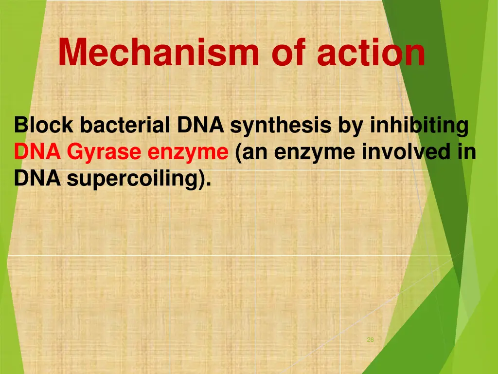 mechanism of action 1