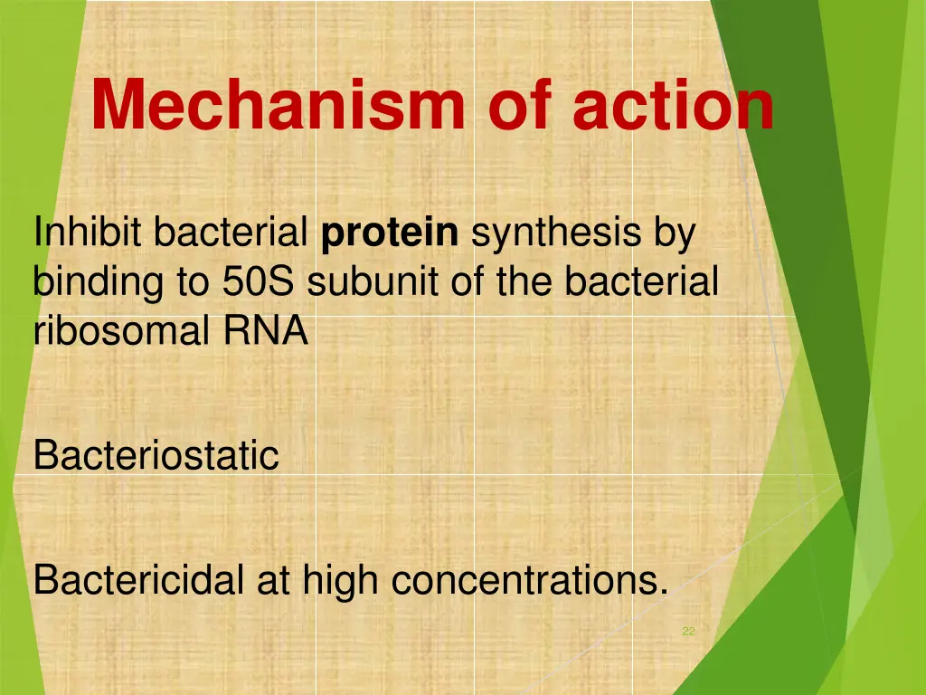 mechanism of action