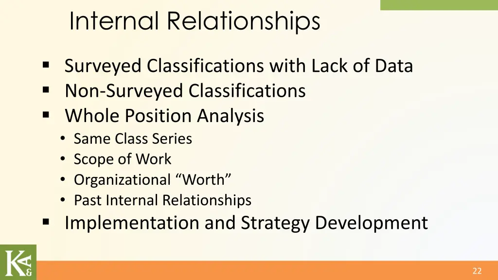 internal relationships