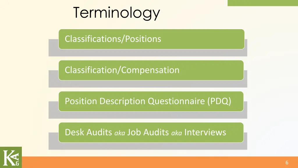 terminology