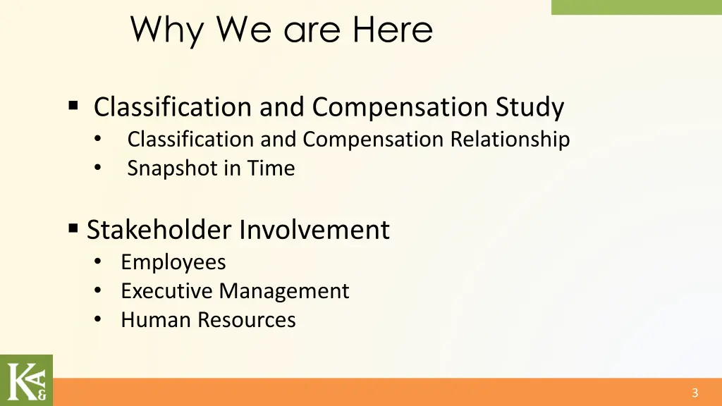 why we are here
