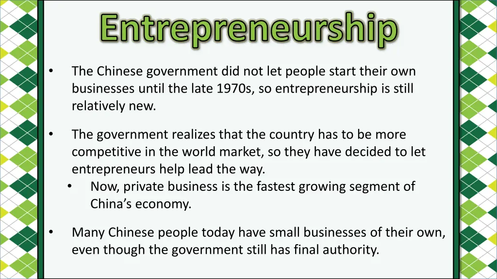 entrepreneurship 1