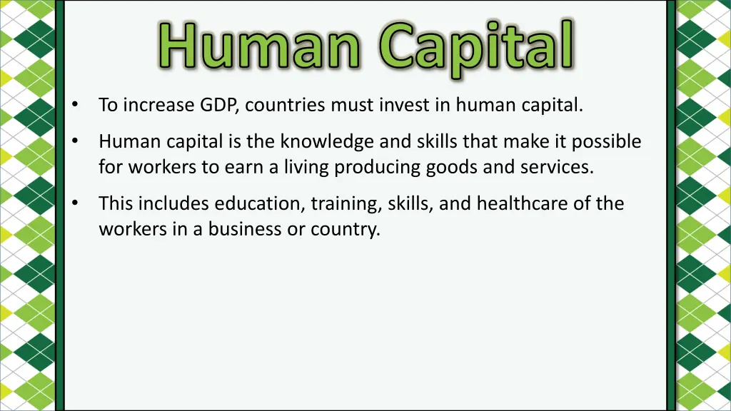 human capital