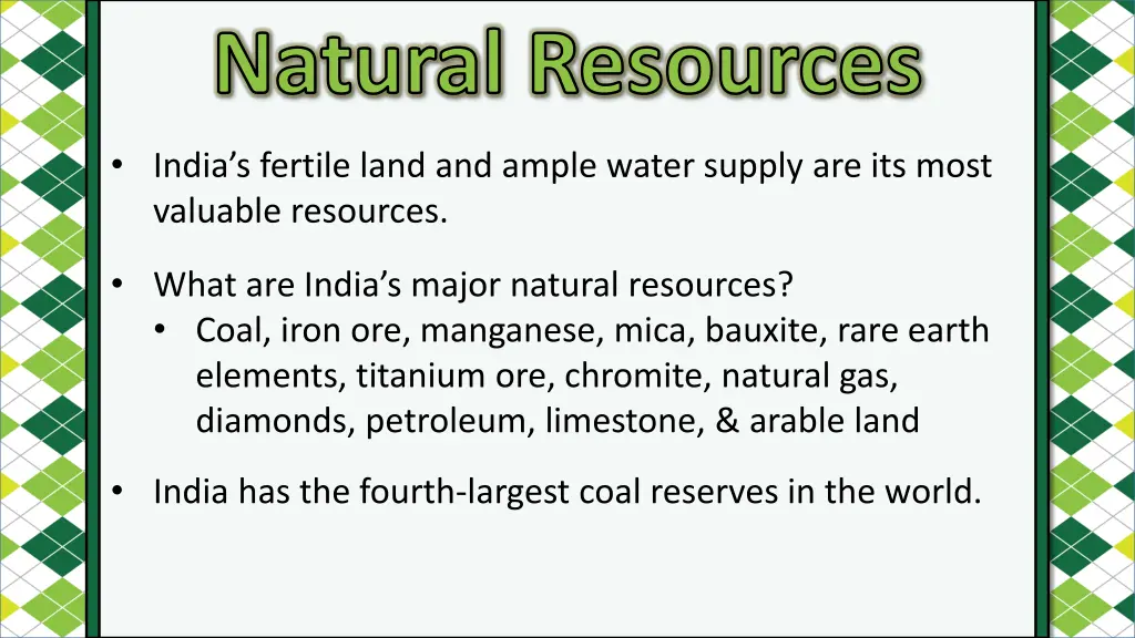 natural resources 2