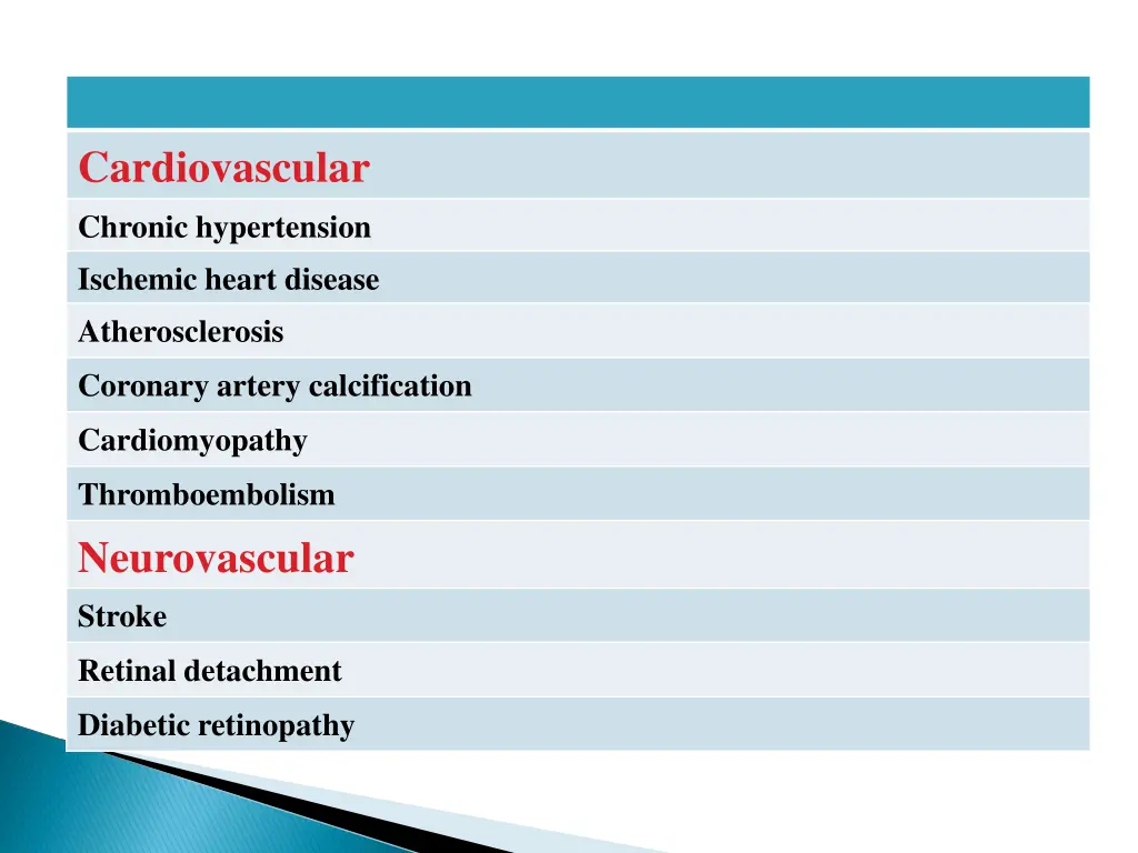 cardiovascular chronic hypertension ischemic