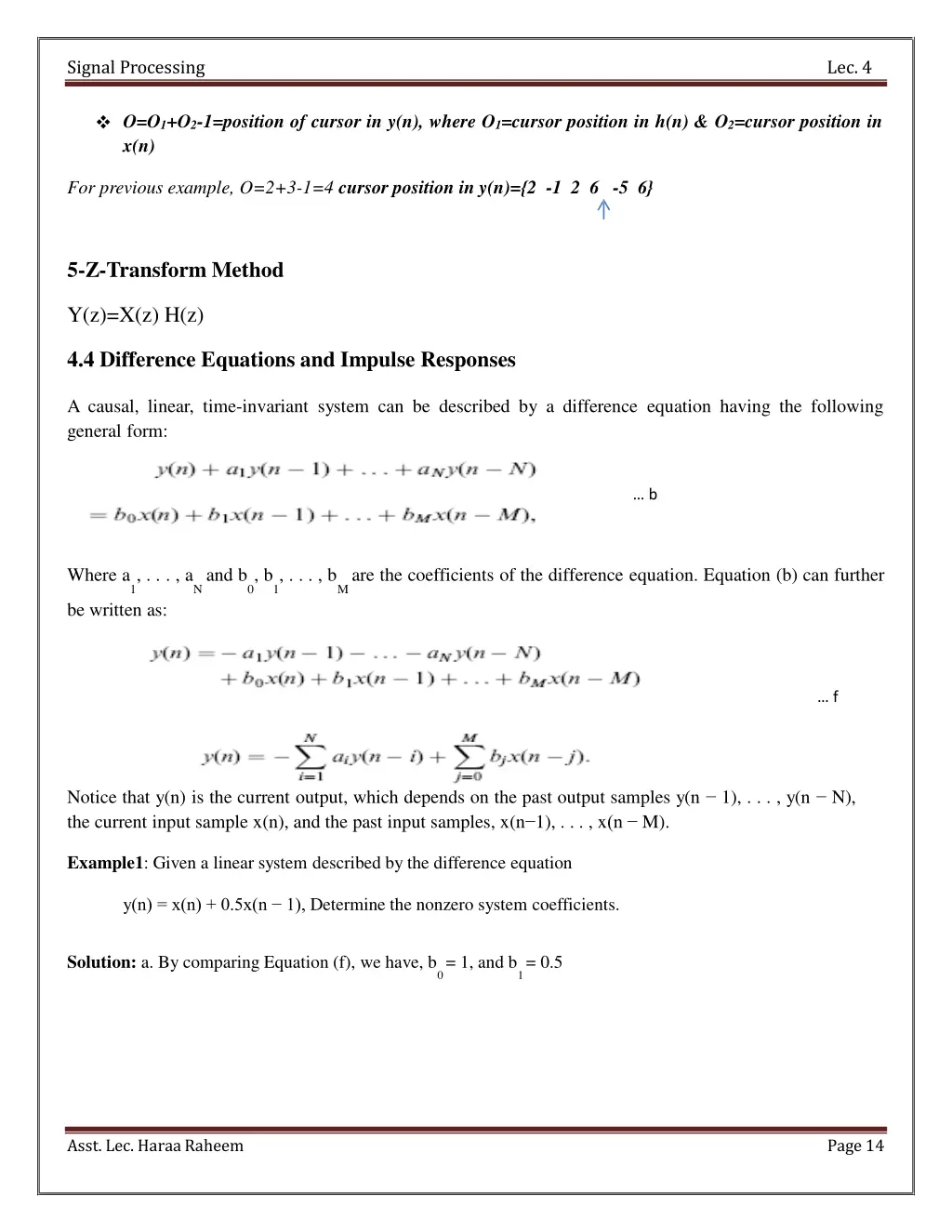 signal processing 13