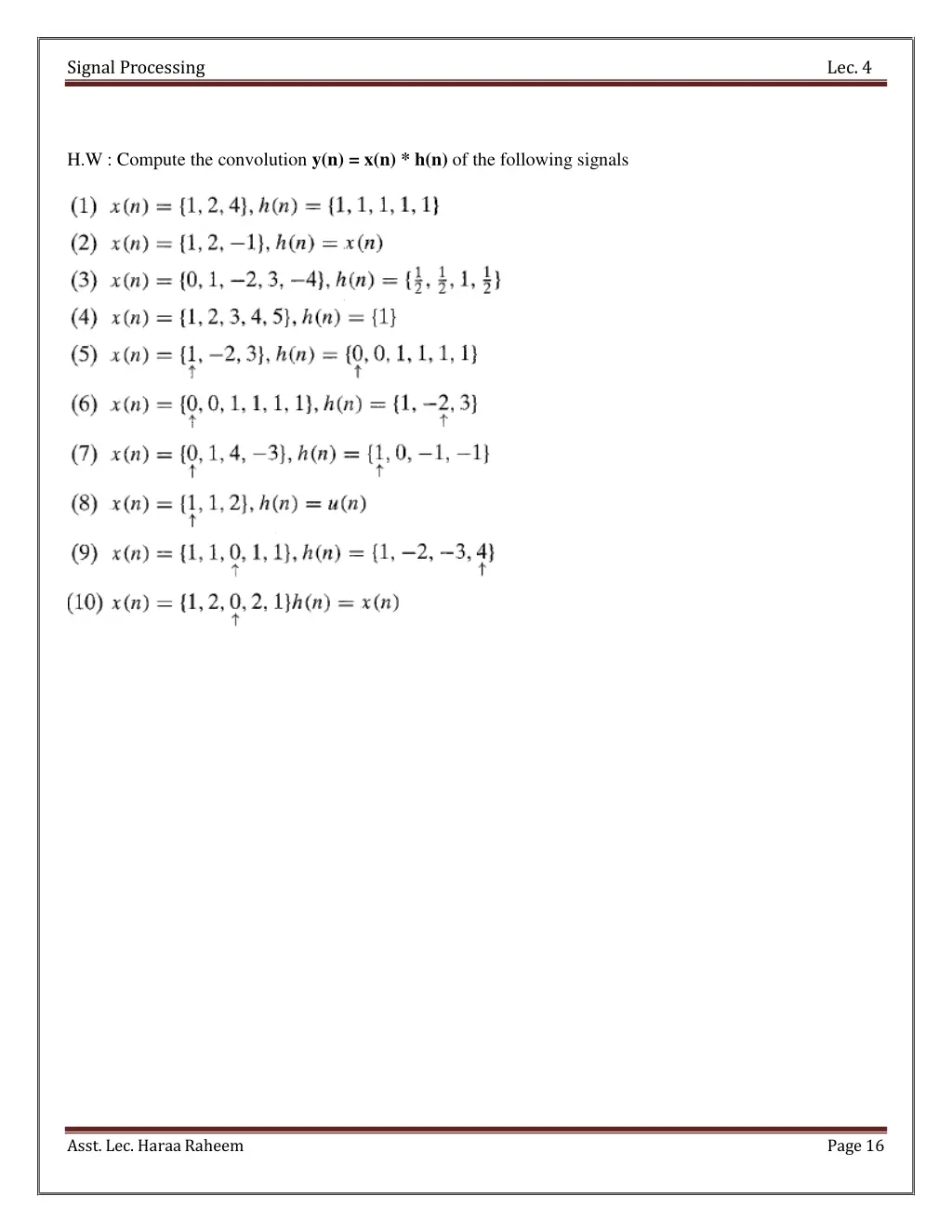 signal processing 15