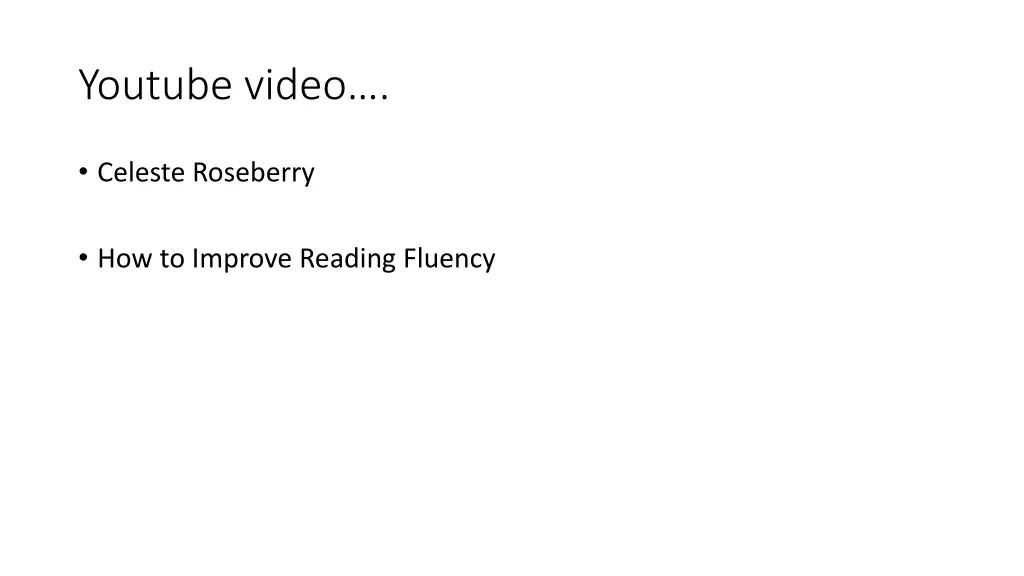 youtube video