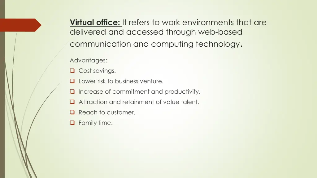 virtual office it refers to work environments