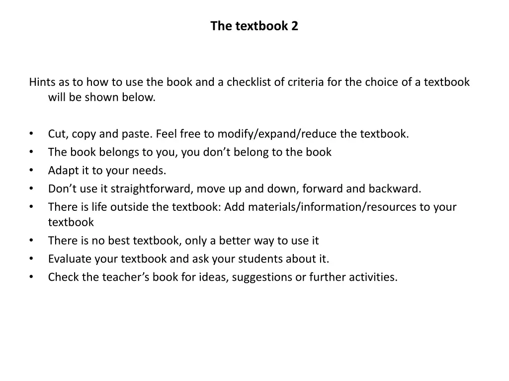 the textbook 2
