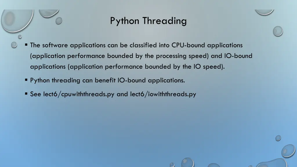 python threading