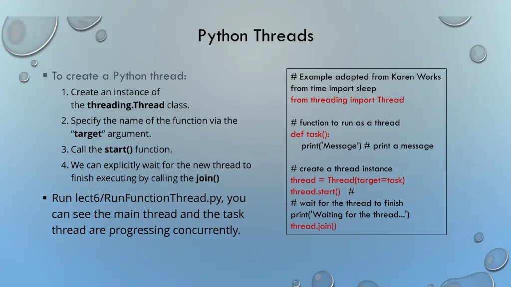 python threads 1
