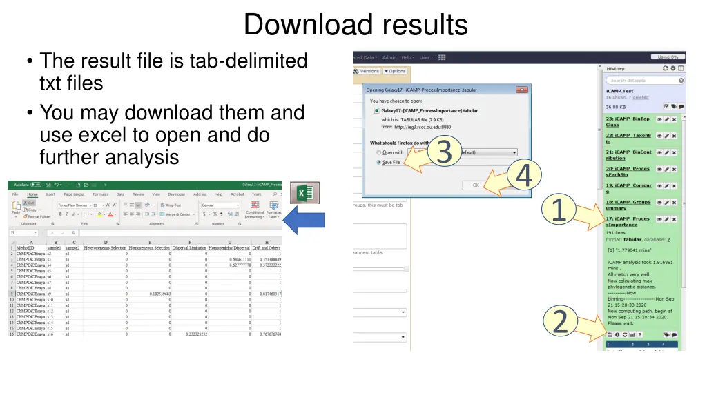 download results