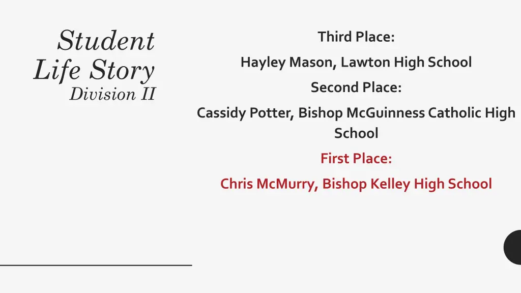 student life story division ii
