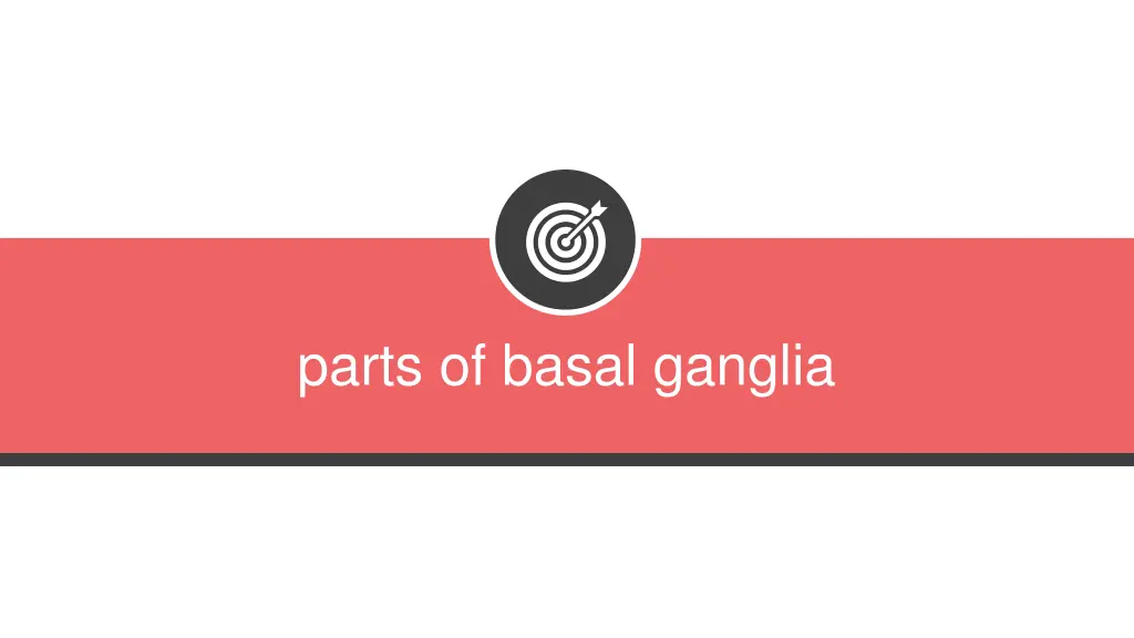 parts of basal ganglia