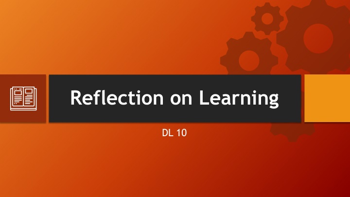 reflection on learning