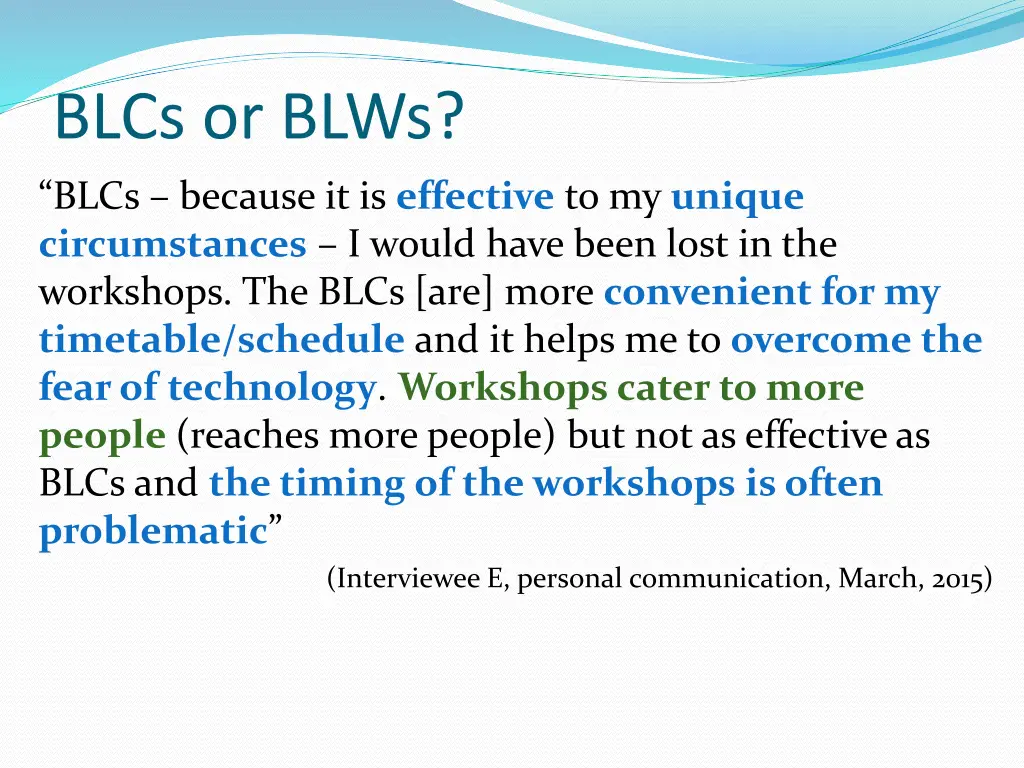 blcs or blws