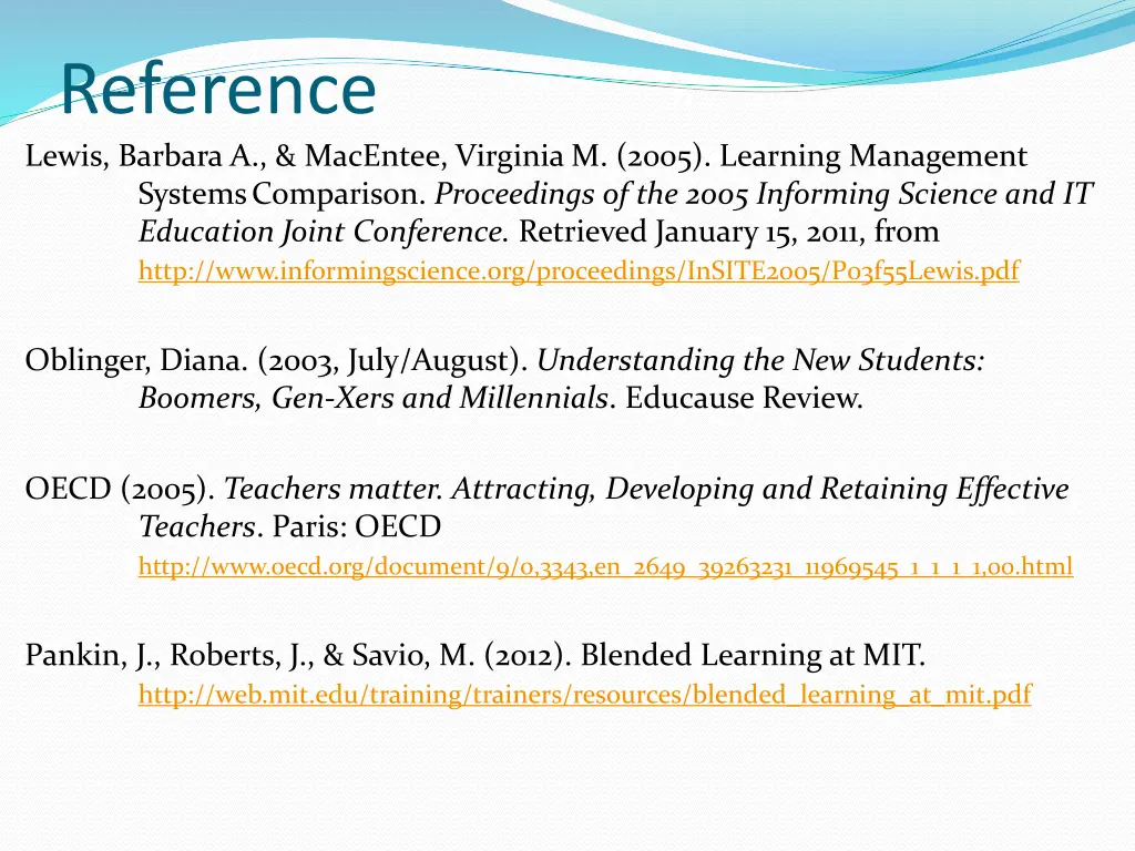 reference lewis barbara a macentee virginia